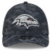 Бейсболка Baltimore Ravens New Era 2026 Salute To Service 39THIRTY M-Crown Stretch - Black