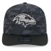 Бейсболка Baltimore Ravens New Era 2026 Salute To Service 19TWENTY - Black