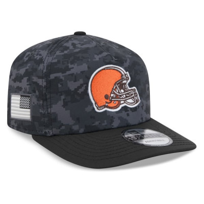 Бейсболка Cleveland Browns New Era 2026 Salute To Service 19TWENTY - Black