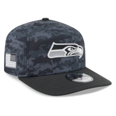 Бейсболка Seattle Seahawks New Era 2026 Salute To Service 19TWENTY - Black
