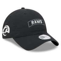 Бейсболка Los Angeles Rams New Era 2026 Salute To Service Casual Classic - Black