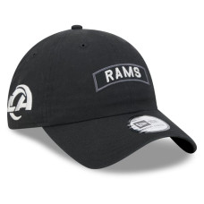 Бейсболка Los Angeles Rams New Era 2026 Salute To Service Casual Classic - Black