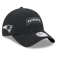 Бейсболка New England Patriots New Era 2026 Salute To Service Casual Classic - Black
