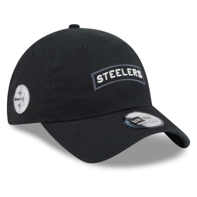 Бейсболка Pittsburgh Steelers New Era 2026 Salute To Service Casual Classic - Black