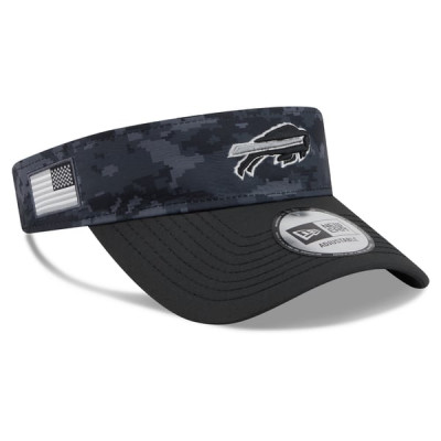 Buffalo Bills New Era 2026 Salute To Service Adjustable Visor - Black