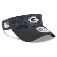 Green Bay Packers New Era 2026 Salute To Service Adjustable Visor - Black
