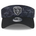 Chicago Bears New Era 2026 Salute To Service Adjustable Visor - Black