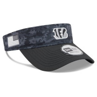 Cincinnati Bengals New Era 2026 Salute To Service Adjustable Visor - Black