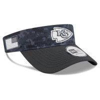 Kansas City Chiefs New Era 2026 Salute To Service Adjustable Visor - Black