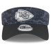Kansas City Chiefs New Era 2026 Salute To Service Adjustable Visor - Black