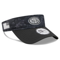 San Francisco 49ers New Era 2026 Salute To Service Adjustable Visor - Black