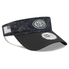 San Francisco 49ers New Era 2026 Salute To Service Adjustable Visor - Black