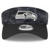 Seattle Seahawks New Era 2026 Salute To Service Adjustable Visor - Black