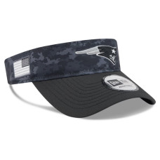 New England Patriots New Era 2026 Salute To Service Adjustable Visor - Black