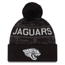 Шапка с помпоном Jacksonville Jaguars New Era 2026 Salute To Service Cuffed - Black Шапка с помпоном Jacksonville Jaguars New Era 2026 Salute To Service Cuffed - Black