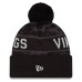 Шапка с помпоном Minnesota Vikings New Era 2026 Salute To Service Cuffed - Black