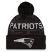 Шапка с помпоном New England Patriots New Era 2026 Salute To Service Cuffed - Black