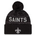 Шапка с помпоном New Orleans Saints New Era 2026 Salute To Service Cuffed - Black Шапка с помпоном New Orleans Saints New Era 2026 Salute To Service Cuffed - Black