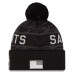 Шапка с помпоном New Orleans Saints New Era 2026 Salute To Service Cuffed - Black