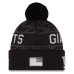 Шапка с помпоном New York Giants New Era 2026 Salute To Service Cuffed - Black