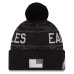 Шапка с помпоном Philadelphia Eagles New Era 2026 Salute To Service Cuffed - Black