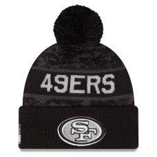 Шапка с помпоном San Francisco 49ers New Era 2026 Salute To Service Cuffed - Black Шапка с помпоном San Francisco 49ers New Era 2026 Salute To Service Cuffed - Black