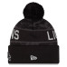 Шапка с помпоном Detroit Lions New Era 2026 Salute To Service Cuffed - Black