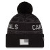 Шапка с помпоном Arizona Cardinals New Era 2026 Salute To Service Cuffed - Black