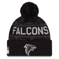 Шапка с помпоном Atlanta Falcons New Era 2026 Salute To Service Cuffed - Black Шапка с помпоном Atlanta Falcons New Era 2026 Salute To Service Cuffed - Black