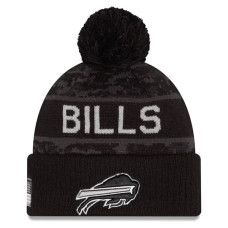 Шапка с помпоном Buffalo Bills New Era 2026 Salute To Service Cuffed - Black Шапка с помпоном Buffalo Bills New Era 2026 Salute To Service Cuffed - Black