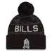Шапка с помпоном Buffalo Bills New Era 2026 Salute To Service Cuffed - Black