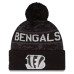 Шапка с помпоном Cincinnati Bengals New Era 2026 Salute To Service Cuffed - Black Шапка с помпоном Cincinnati Bengals New Era 2026 Salute To Service Cuffed - Black