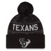 Шапка с помпоном Houston Texans New Era 2026 Salute To Service Cuffed - Black