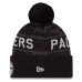 Шапка с помпоном Green Bay Packers New Era 2026 Salute To Service Cuffed - Black