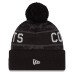 Шапка с помпоном Indianapolis Colts New Era 2026 Salute To Service Cuffed - Black
