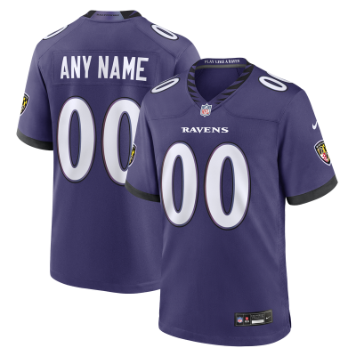 Именная джерси Baltimore Ravens Nike Purple Game