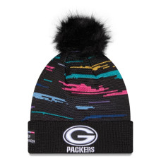 Женская шапка с помпоном Green Bay Packers New Era 2026 NFL Crucial Catch Cuffed - Black Женская шапка с помпоном Green Bay Packers New Era 2026 NFL Crucial Catch Cuffed - Black