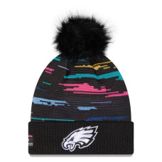 Женская шапка с помпоном Philadelphia Eagles New Era 2026 NFL Crucial Catch Cuffed - Black Женская шапка с помпоном Philadelphia Eagles New Era 2026 NFL Crucial Catch Cuffed - Black