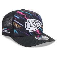 Детская бейсболка Kansas City Chiefs New Era 2026 NFL Crucial Catch 9SEVENTY Adjustable - Black