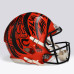 Ja'Marr Chase Cincinnati Bengals Autographed Fanatics Authentic Riddell Speed Authentic Helmet - Art by JK5 - Limited Edition #1/1