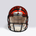 Ja'Marr Chase Cincinnati Bengals Autographed Fanatics Authentic Riddell Speed Authentic Helmet - Art by JK5 - Limited Edition #1/1