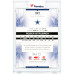 Карточка Roger Staubach Dallas Cowboys Autographed 2009 Donruss Leaf Limited Monikers Legend #137 #6/12