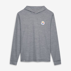 Футболка Pittsburgh Steelers johnnie-O Silver Talon Long Sleeve Hooded Футболка Pittsburgh Steelers johnnie-O Silver Talon Long Sleeve Hooded