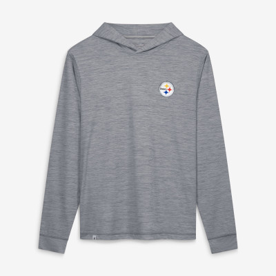 Футболка Pittsburgh Steelers johnnie-O Silver Talon Long Sleeve Hooded