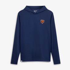 Футболка Chicago Bears johnnie-O Navy Talon Long Sleeve Hooded