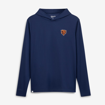Футболка Chicago Bears johnnie-O Navy Talon Long Sleeve Hooded