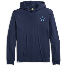 Футболка Dallas Cowboys johnnie-O Navy Talon Long Sleeve Hooded