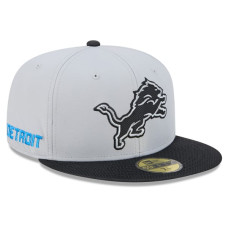 Бейсболка Detroit Lions New Era 2026 Rivalries Collection 59FIFTY - Gray