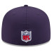 Бейсболка Minnesota Vikings New Era 2026 Rivalries Collection 59FIFTY - Purple
