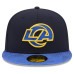 Бейсболка Los Angeles Rams New Era Rivalries Collection 59FIFTY - Navy